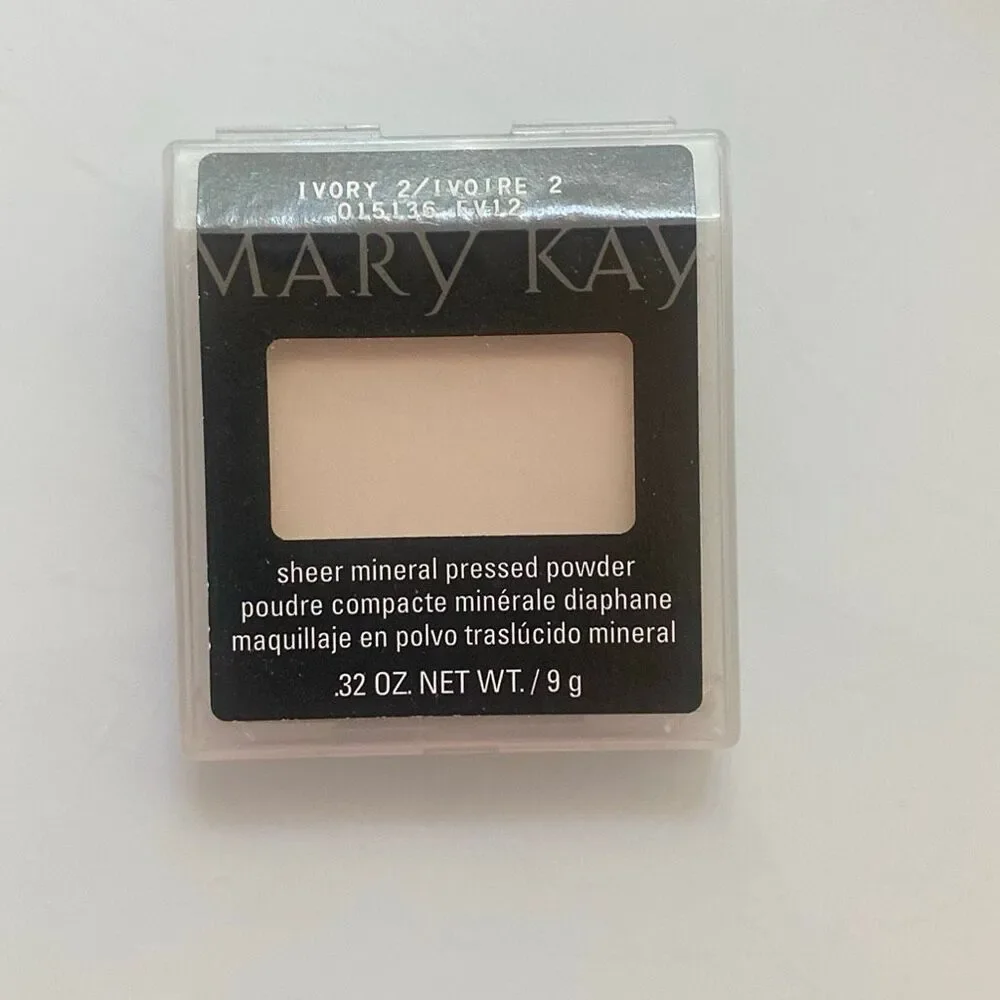 Mary Kay Sheer Mineral Pressed Powder IVORY 2 #015136 NEW Discontinued